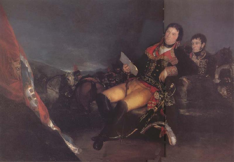 Francisco Goya Don Manuel Godoy as Commander in the War of the Oranges oil painting image